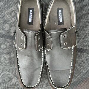 Men's Madden M-Gamer Boat/Deck Shoes Size 10 1/2 Like New. Charcoal Gray